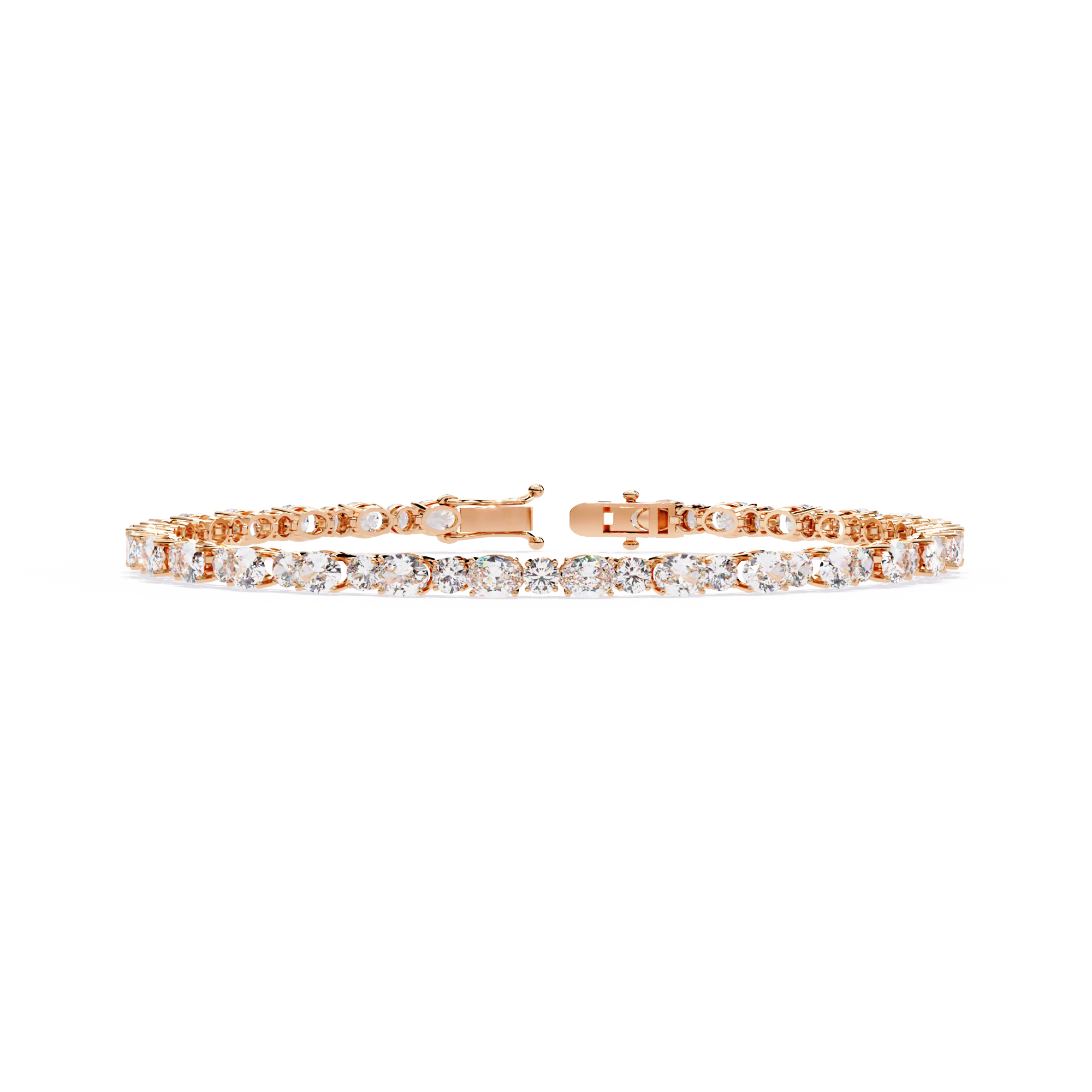 Elysian Oval-Round Diamond Tennis Bracelet