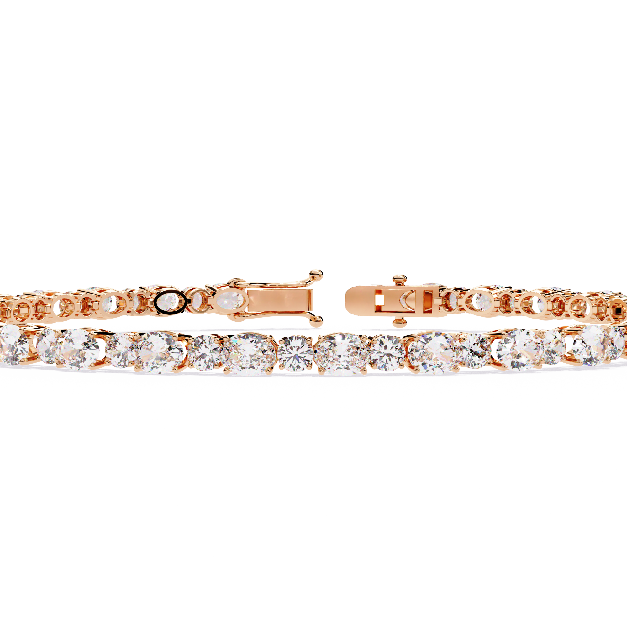 Elysian Oval-Round Diamond Tennis Bracelet