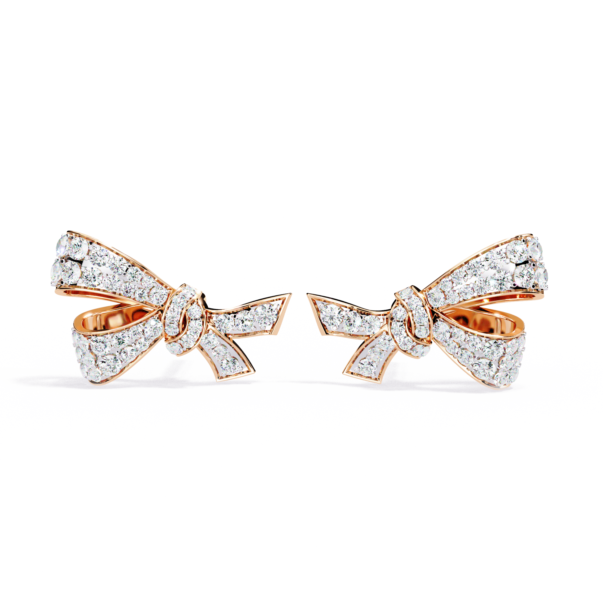 Enchanted Bow Lab Grown Diamond Earrings