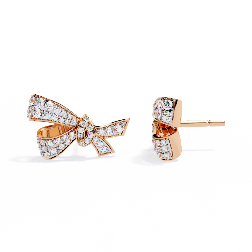 Enchanted Bow Lab Grown Diamond Earrings