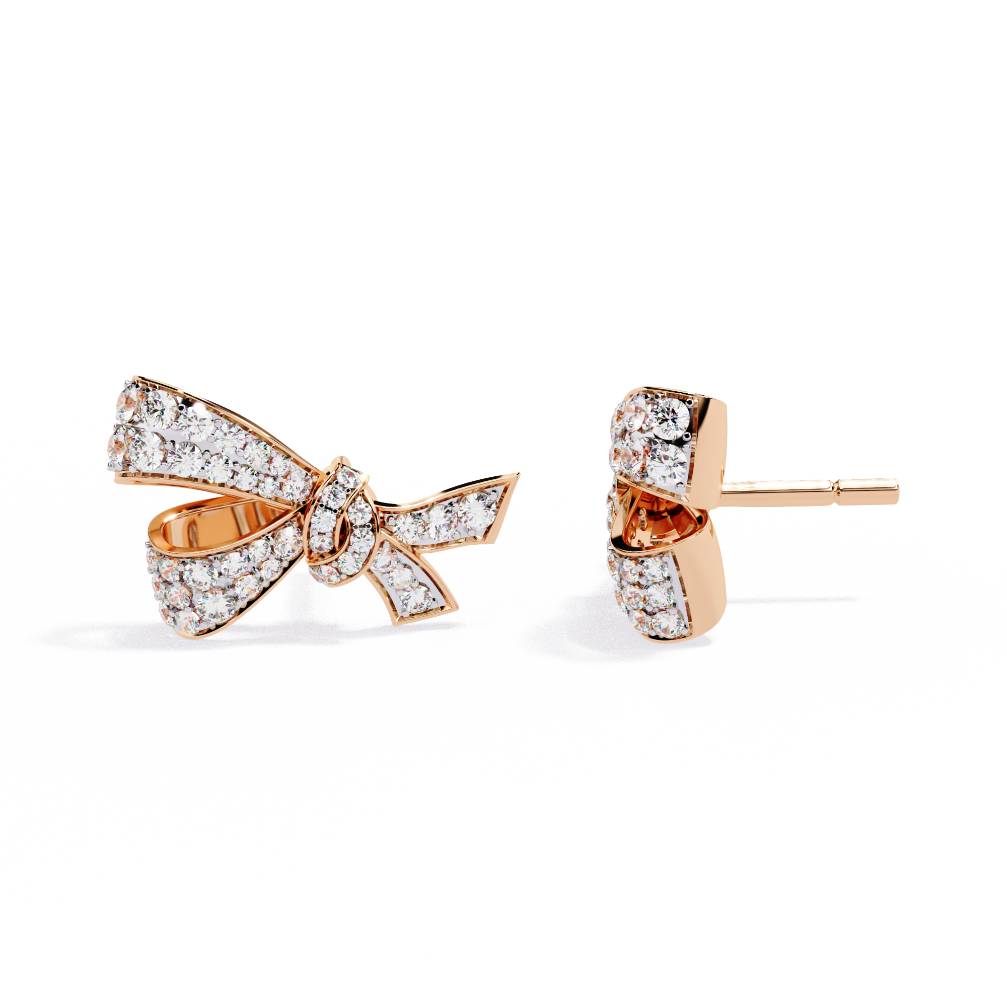 Enchanted Bow Lab Grown Diamond Earrings