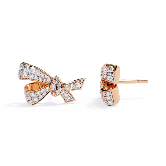 Enchanted Bow Lab Grown Diamond Earrings