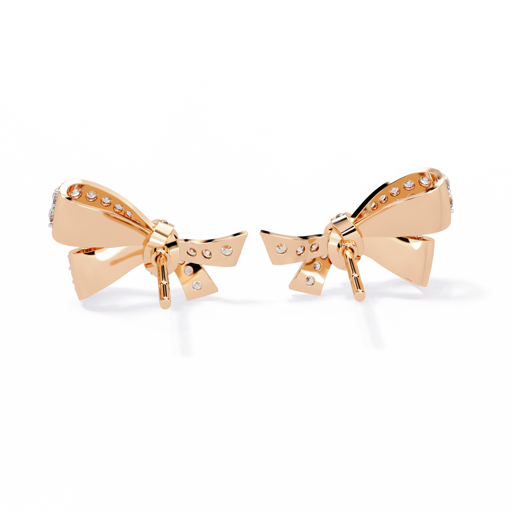 Enchanted Bow Lab Grown Diamond Earrings