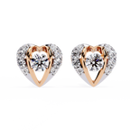 Enchanted Heart Lab Grown Diamond Earrings