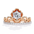 Enchanted Rose Solitaire Lab Grown Diamond Ring