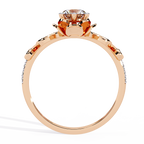 Enchanted Rose Solitaire Lab Grown Diamond Ring