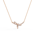 Eternal Knot Diamond Necklace