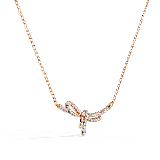 Eternal Knot Diamond Necklace