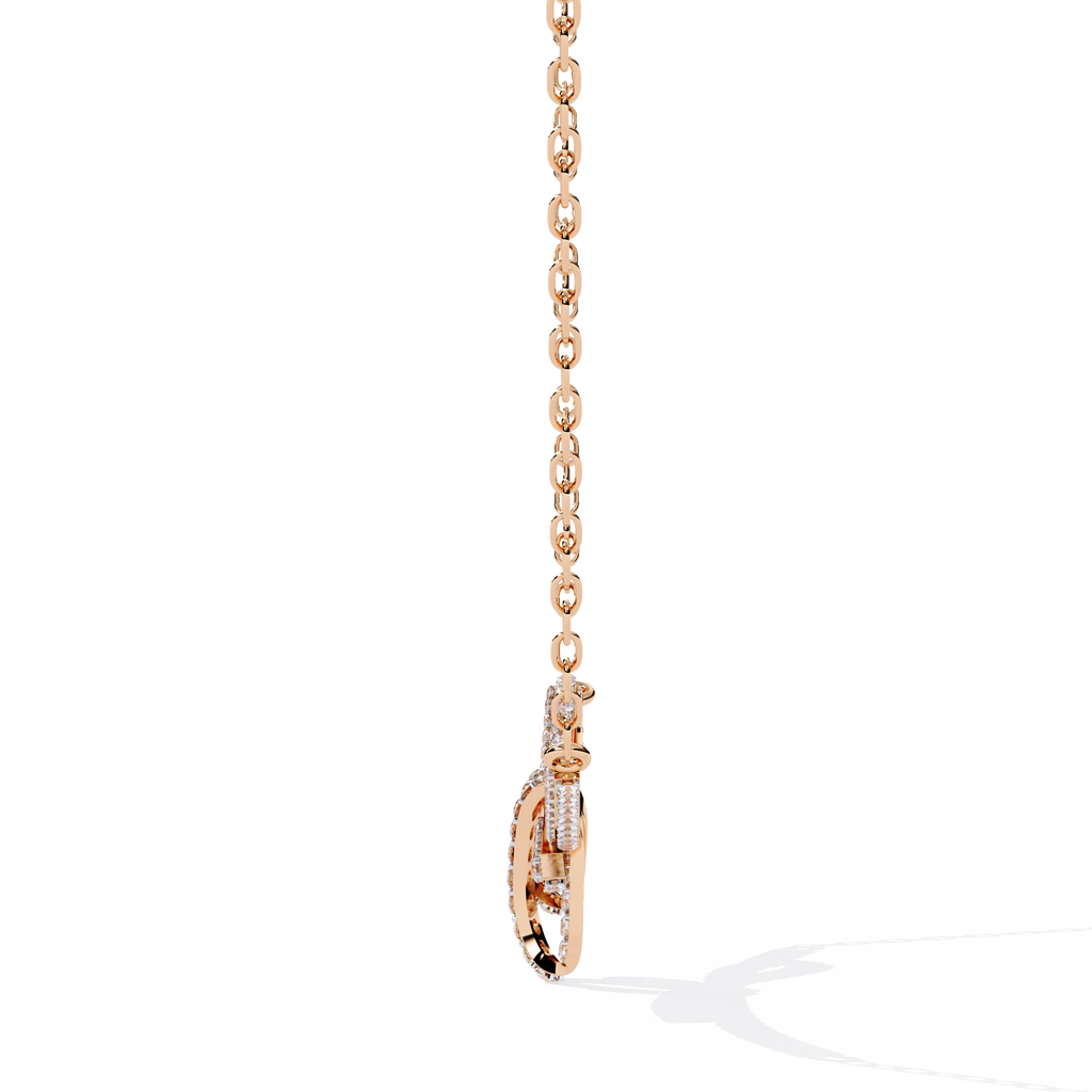 Eternal Knot Diamond Necklace