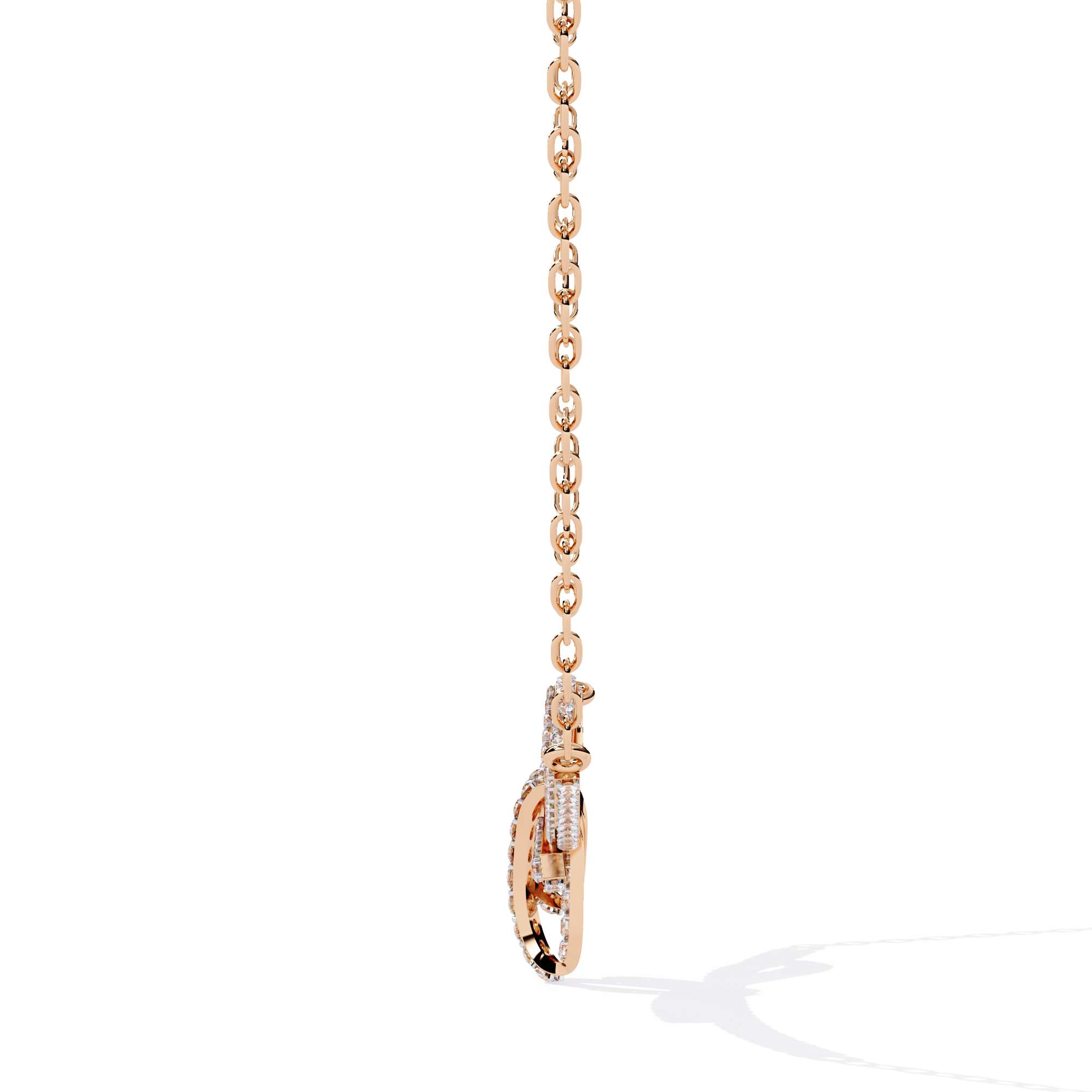 Eternal Knot Diamond Necklace