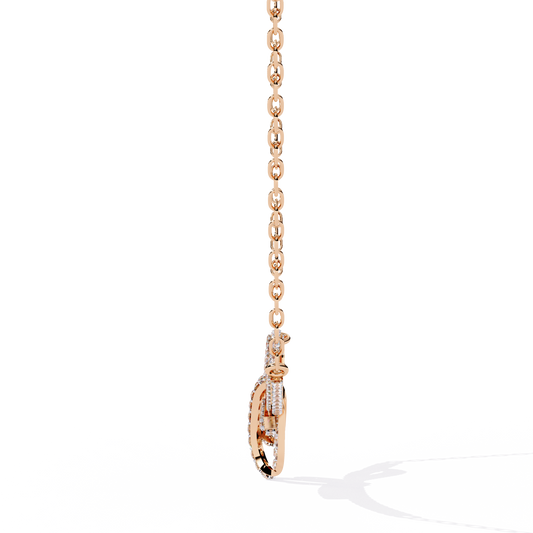 Eternal Knot Diamond Necklace