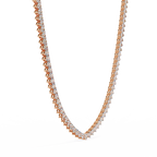 Ethereal Crown Round Diamond Necklace