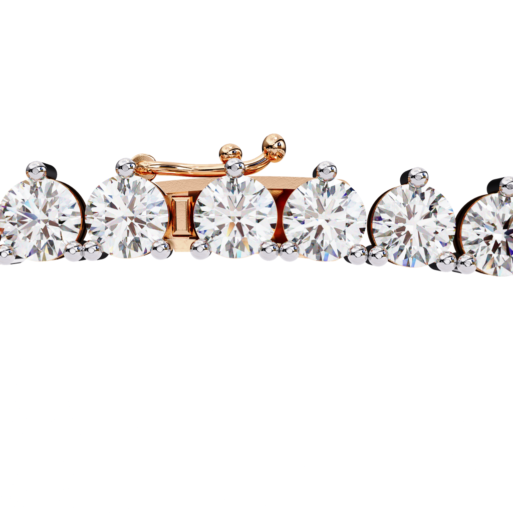 Ethereal Crown Round Diamond Necklace