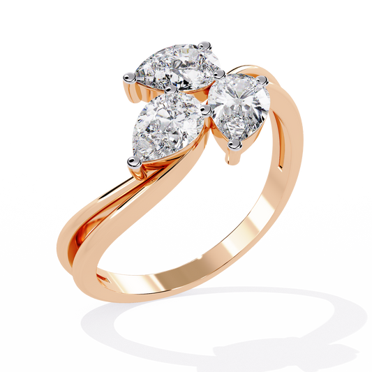 Luxury lab-grown diamond ring designed for women who love elegance