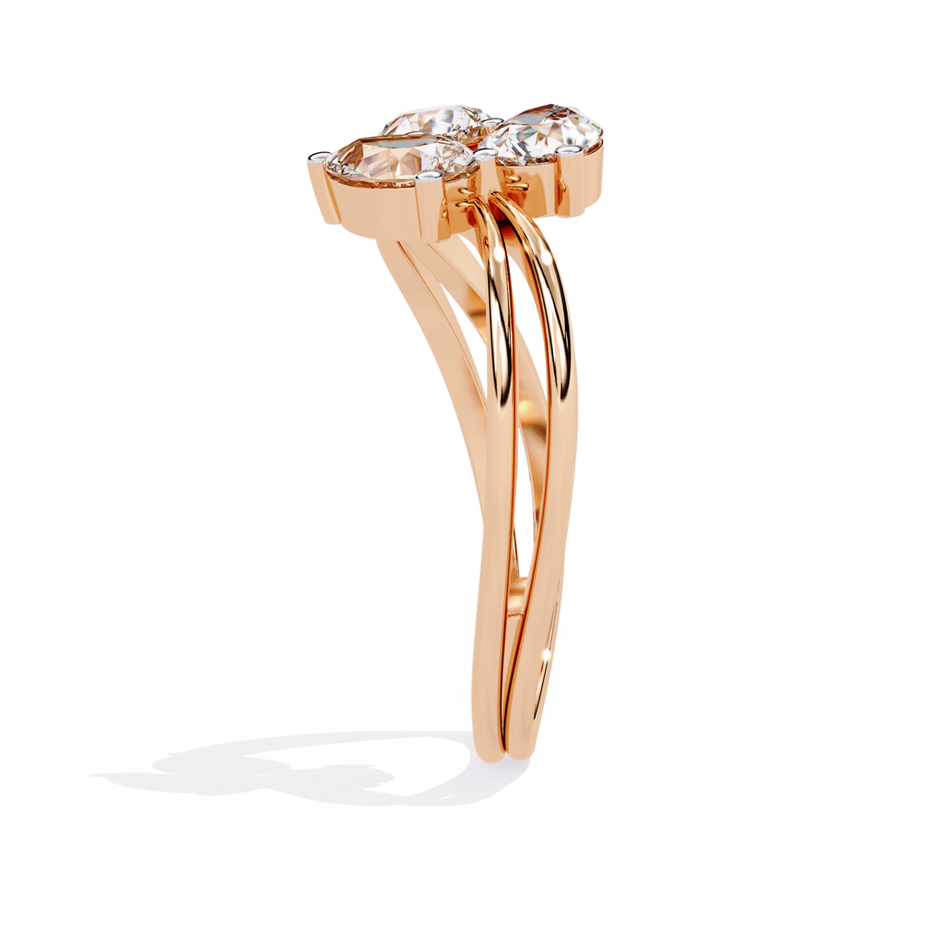 Luxury lab-grown diamond ring designed for women who love elegance