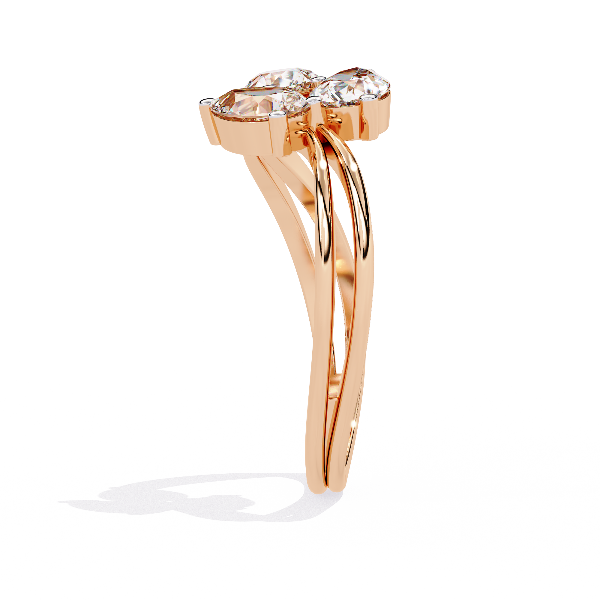 Luxury lab-grown diamond ring designed for women who love elegance