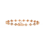 Fleur Charm Lab Grown Diamond Bracelet