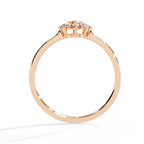 Floral Cluster Lab Grown Diamond Ring