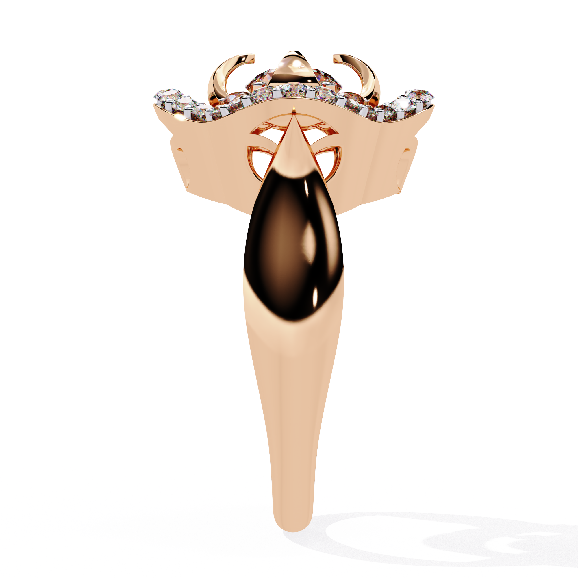 Floral Halo Lab Grown Diamond Ring