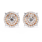 Floret Lock Lab Grown Diamond Earrings