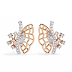 Flutterlight Diamond Butterfly Studs
