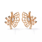 Flutterlight Diamond Butterfly Studs