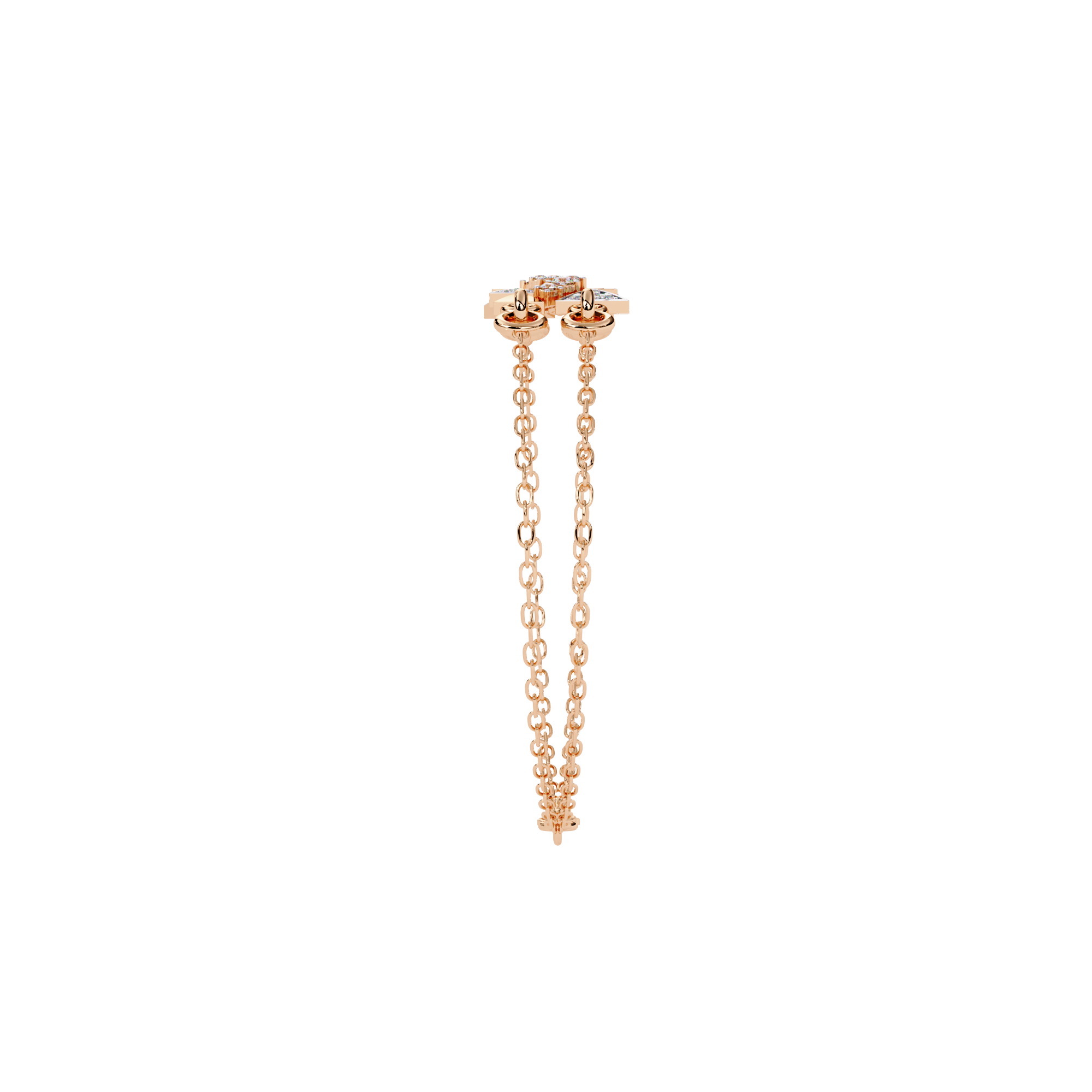 Geometric Luxe Diamond Bracelet
