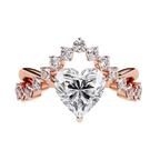 Heart Cut Lab Grown Diamond Ring