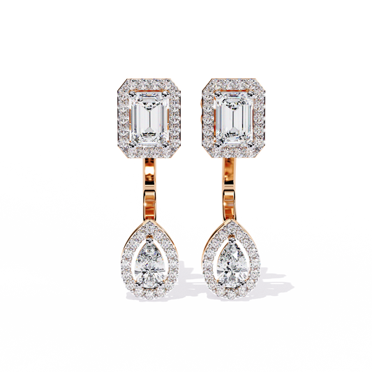 Heirloom Drop Lab Grown Diamond Earrings
