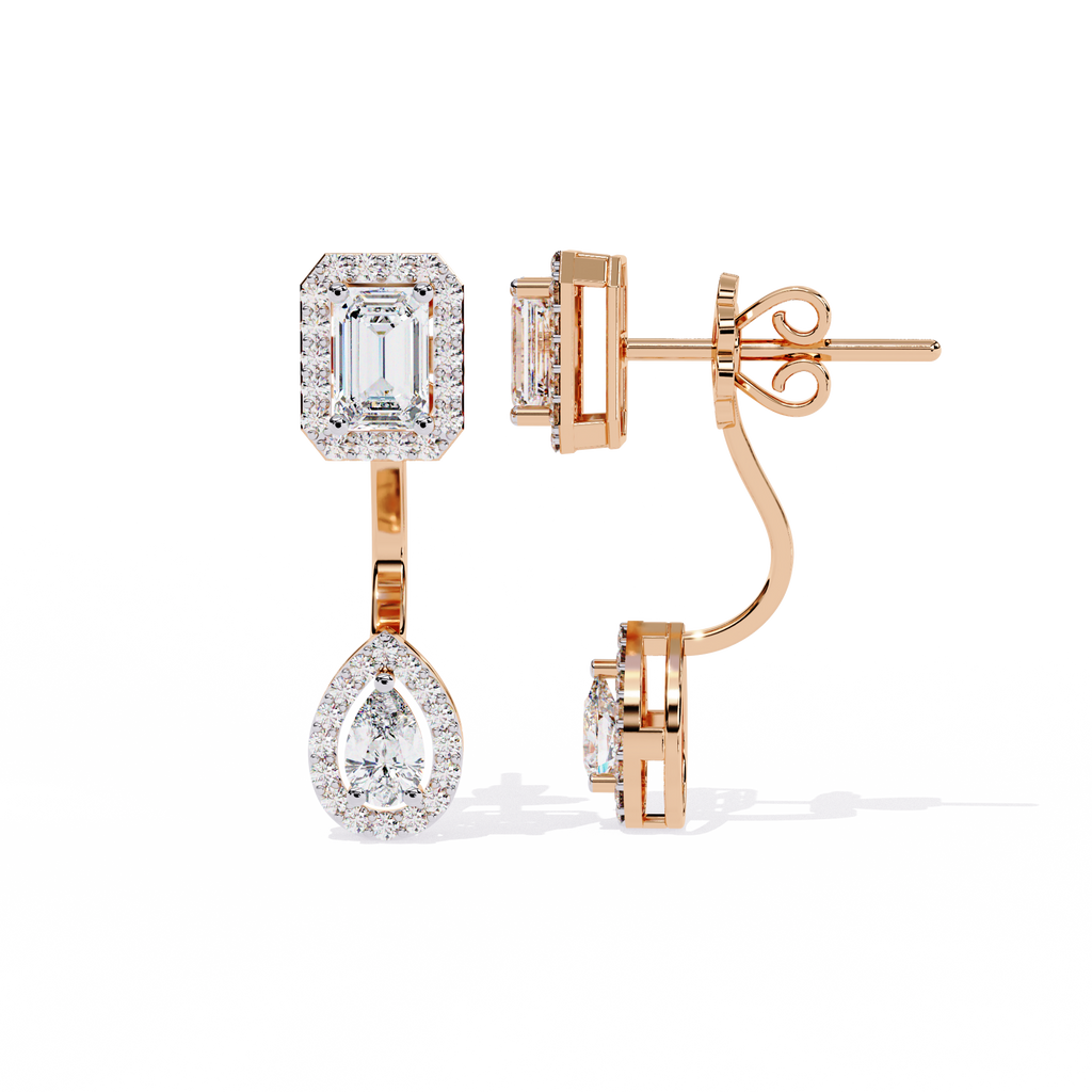 Heirloom Drop Lab Grown Diamond Earrings