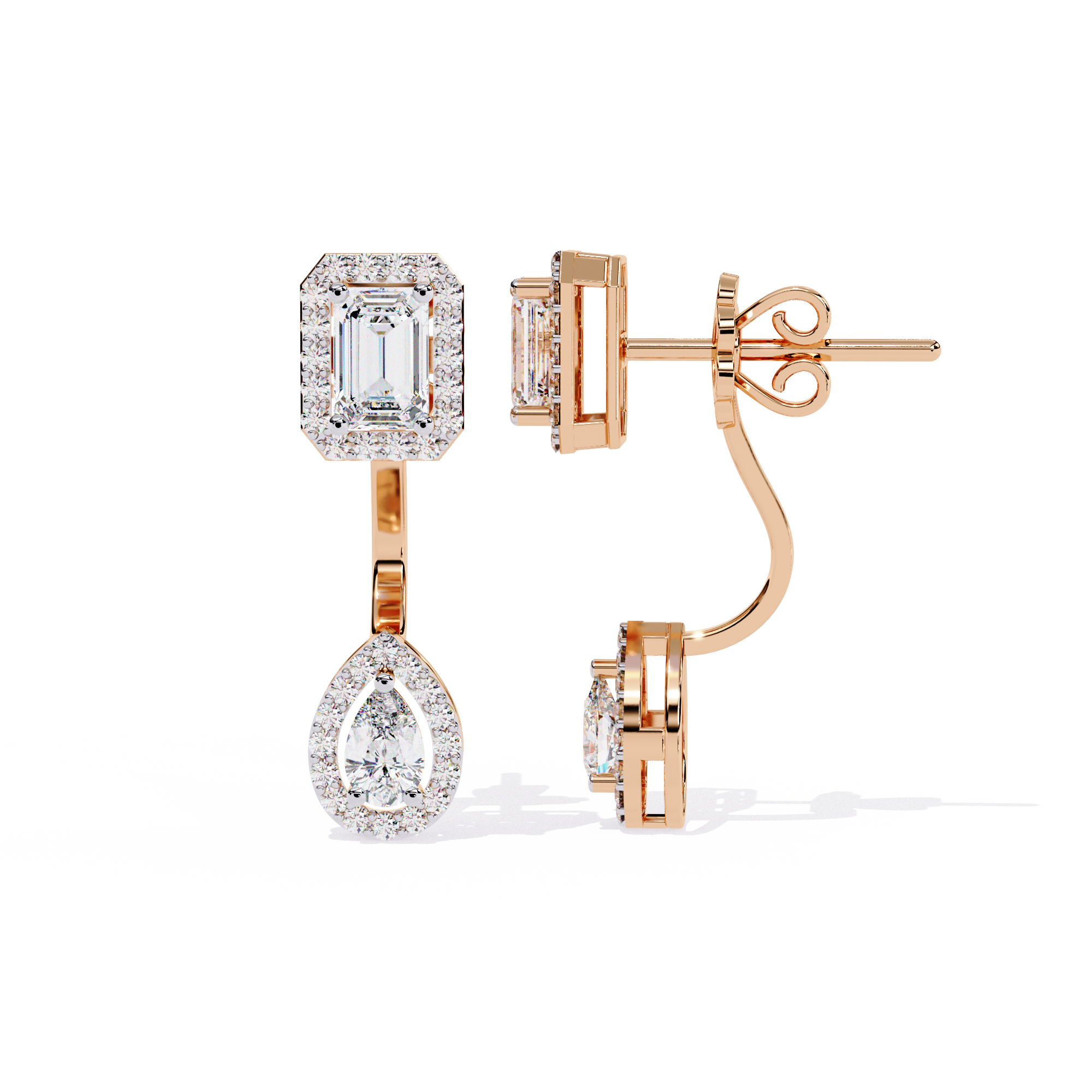 Heirloom Drop Lab Grown Diamond Earrings