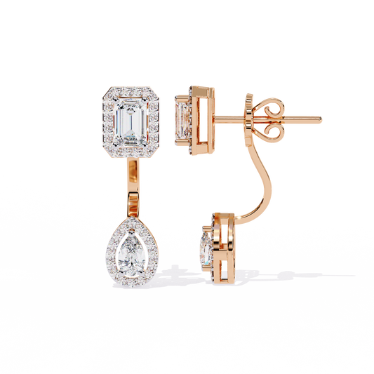 Heirloom Drop Lab Grown Diamond Earrings