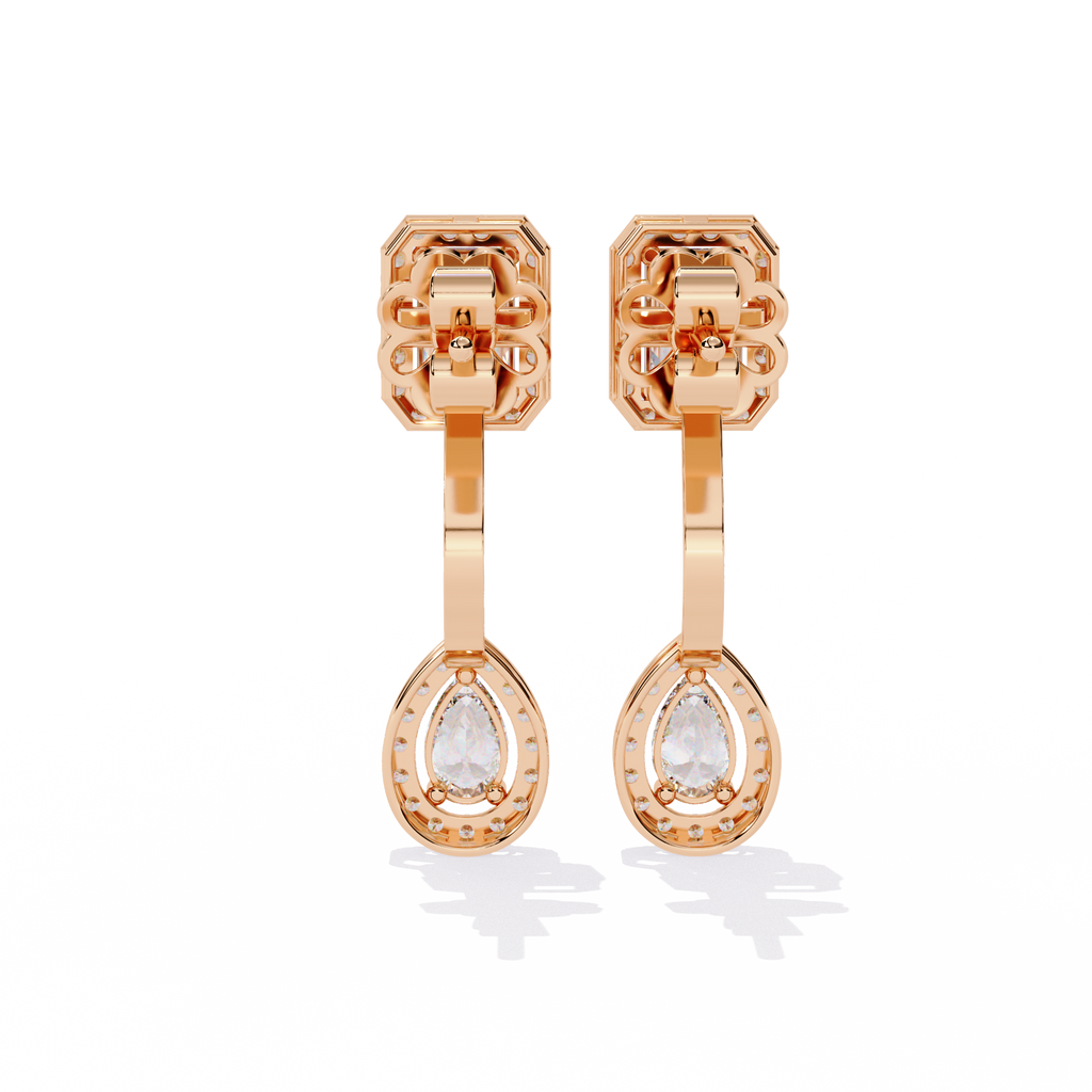 Heirloom Drop Lab Grown Diamond Earrings