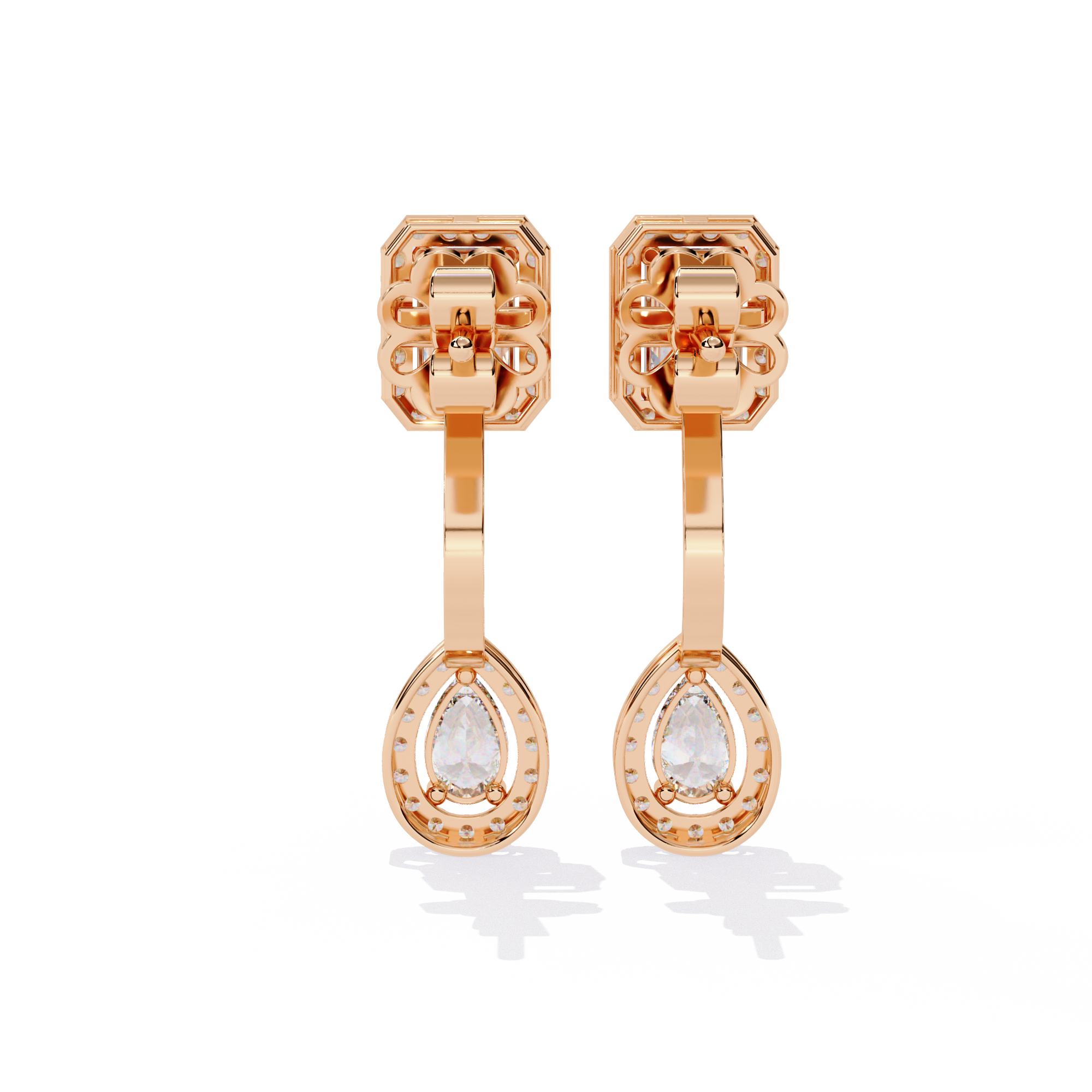 Heirloom Drop Lab Grown Diamond Earrings