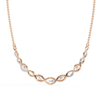 Infinity Weave Diamond Necklace