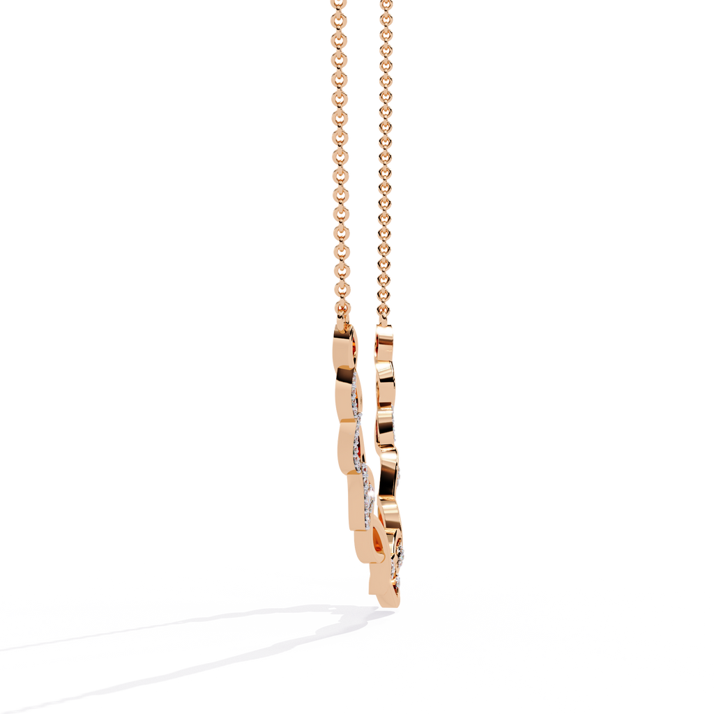 Infinity Weave Diamond Necklace
