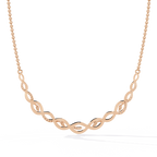 Infinity Weave Diamond Necklace