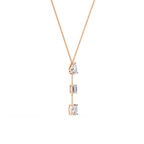 Ira Trilight Drop Diamond Necklace