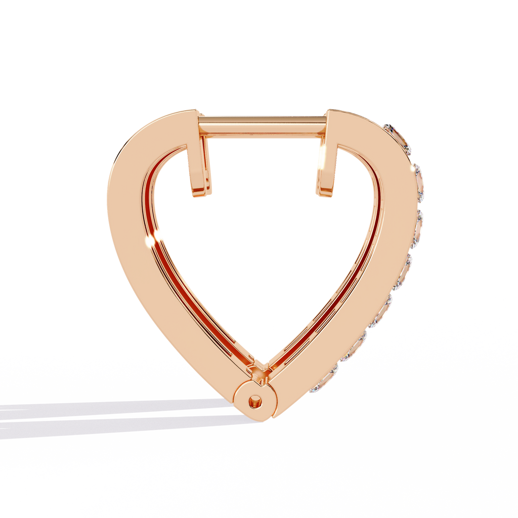 Linear Luxe Princess Diamond Hoops