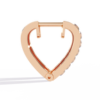 Linear Luxe Princess Diamond Hoops