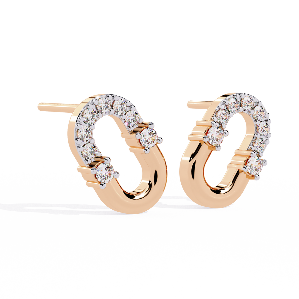 Link Luxe Lab Grown Diamond Earrings