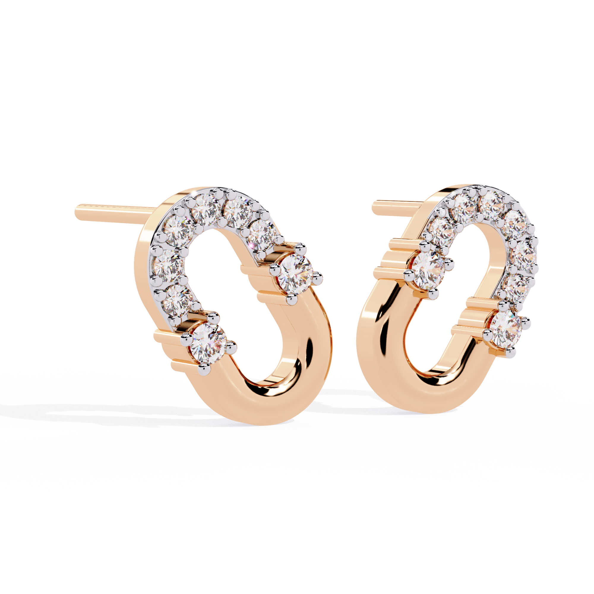 Link Luxe Lab Grown Diamond Earrings
