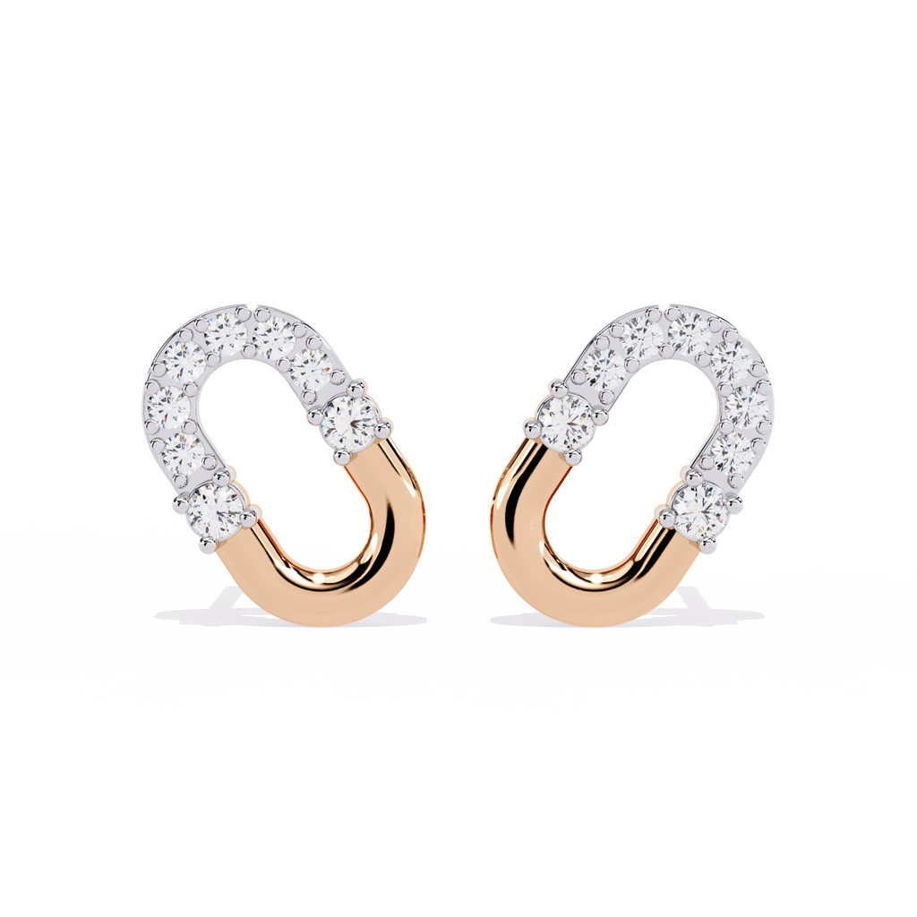 Link Luxe Lab Grown Diamond Earrings