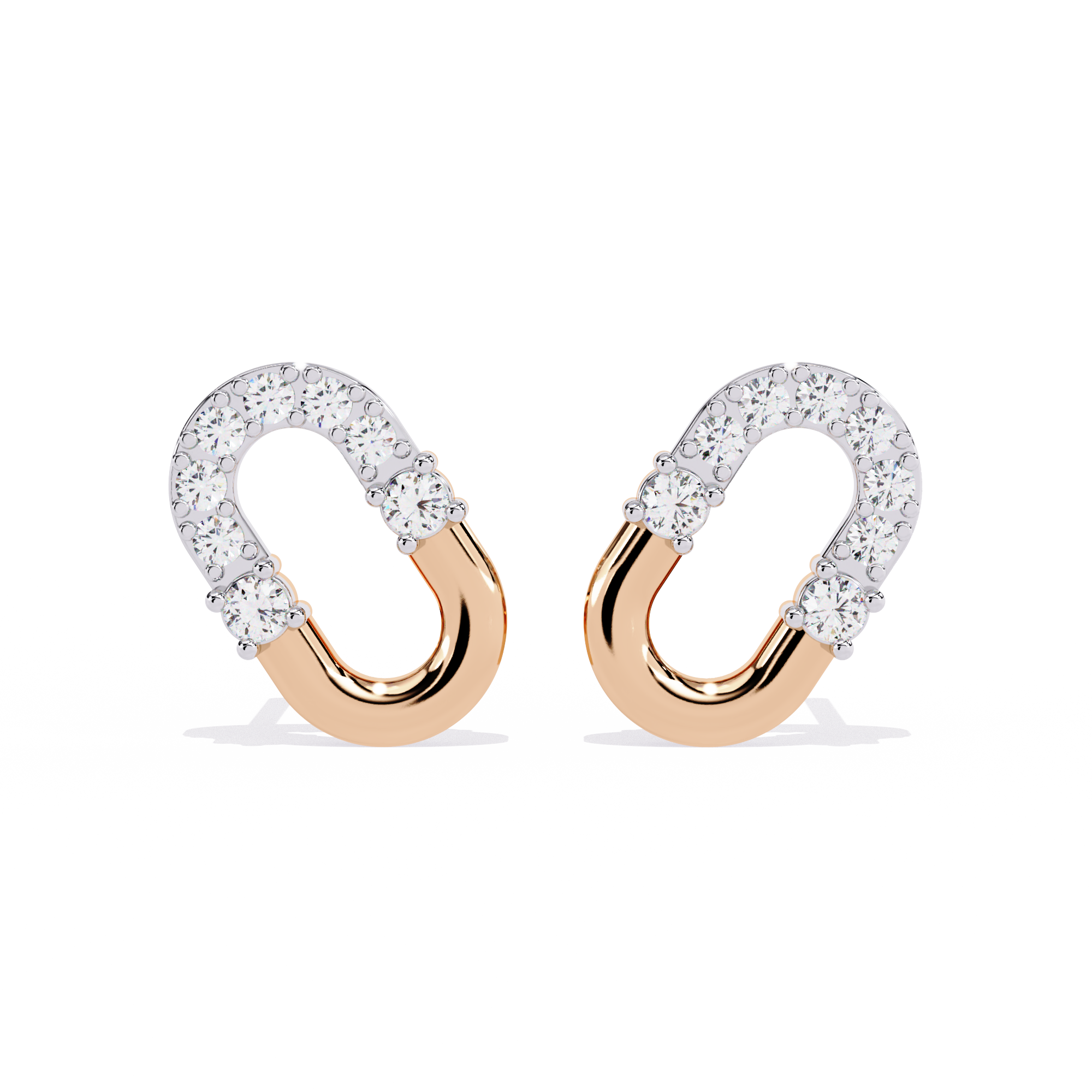 Link Luxe Lab Grown Diamond Earrings