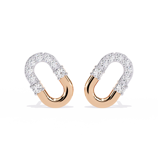 Link Luxe Lab Grown Diamond Earrings