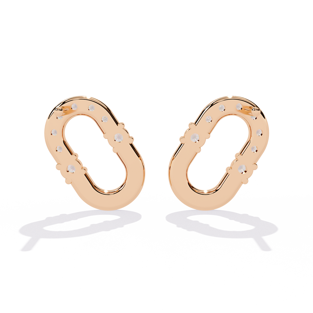 Link Luxe Lab Grown Diamond Earrings