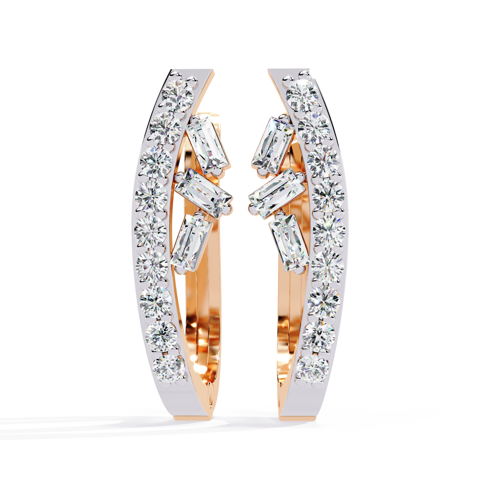 Luminous Arc Lab Grown Diamond Earrings