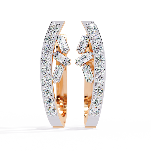 Luminous Arc Lab Grown Diamond Earrings