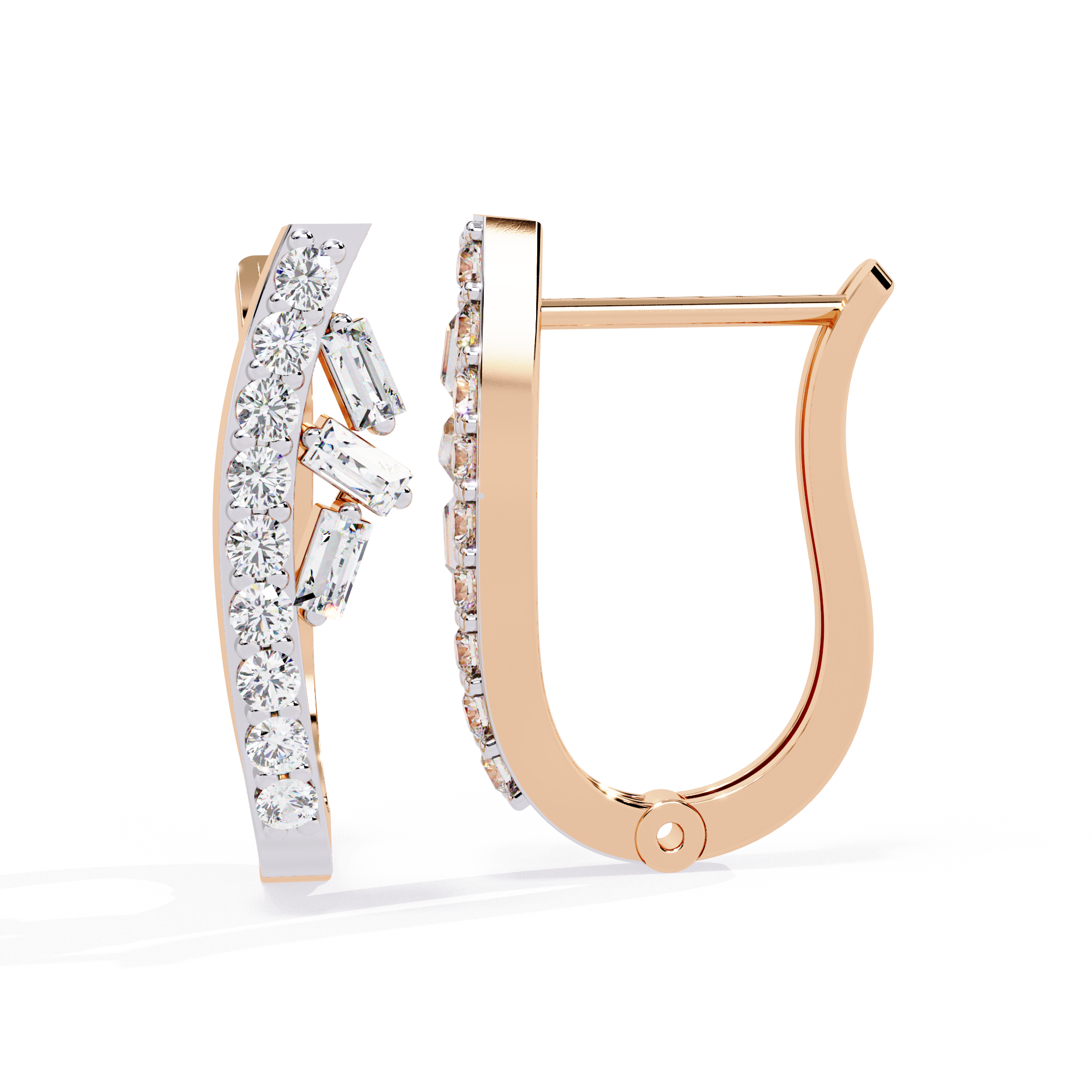 Luminous Arc Lab Grown Diamond Earrings