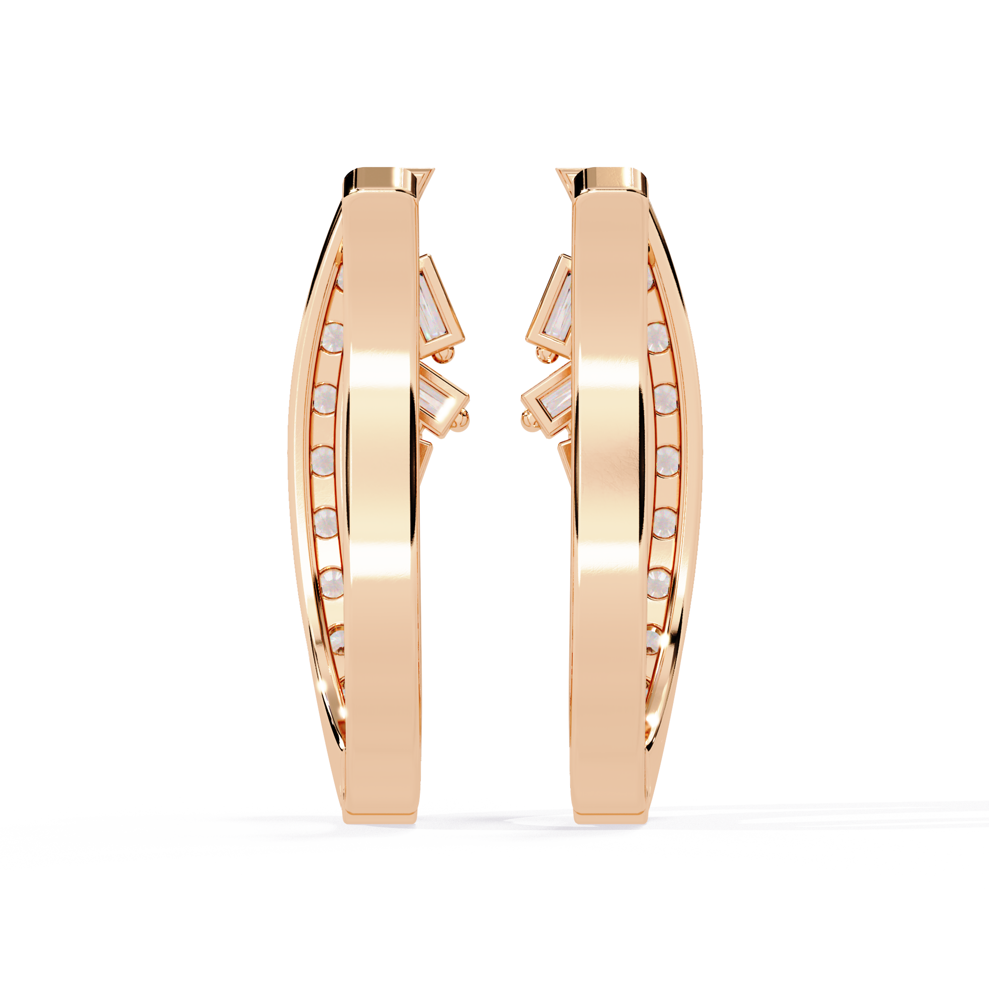 Luminous Arc Lab Grown Diamond Earrings